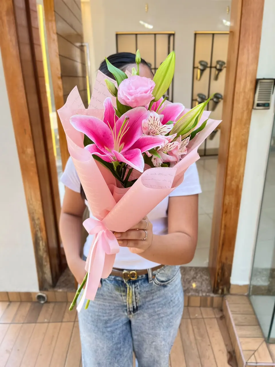 Lírios rosa, foto 1 de 2